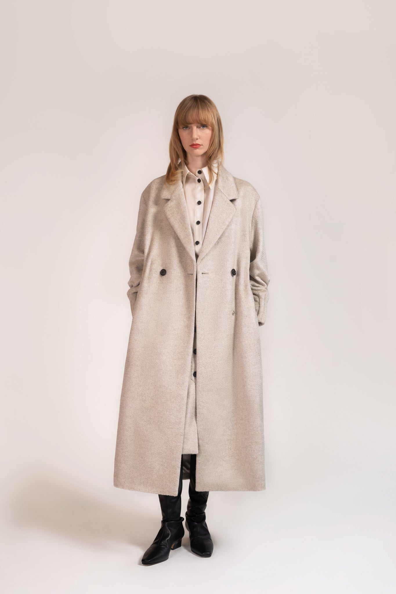 Long tailored coat